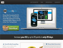 Tablet Screenshot of iqincrease.com